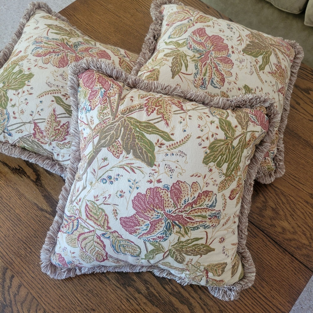 SOLD Croscill Throw/Decorative Pillows